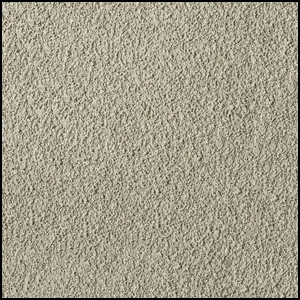 Close-up view of a light beige, textured carpet with a uniform, slightly rough surface. The fibers appear tightly packed, creating a soft and plush appearance.