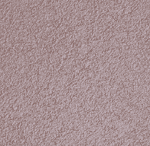 Close-up view of a textured, light mauve or pinkish-purple surface, resembling soft fabric or carpet with a slightly rough and curly appearance.