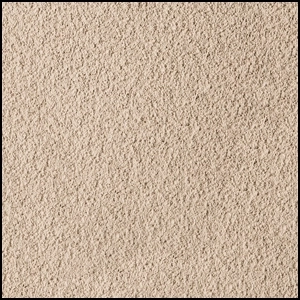 Close-up view of a beige, rough-textured surface, possibly sandpaper or stucco, with a slightly grainy appearance and consistent color throughout.